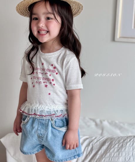 8[予約]poisson bloom puff tee