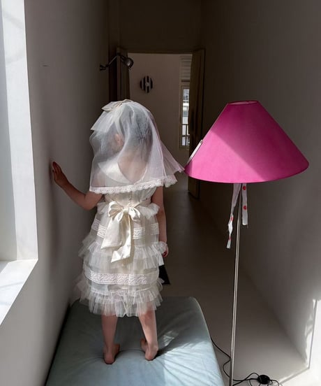 5[予約]aiai white veil princess dress