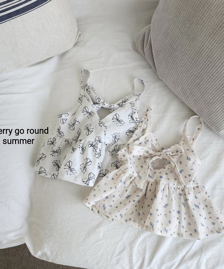 16[予約]merry go round ribbon bustier
