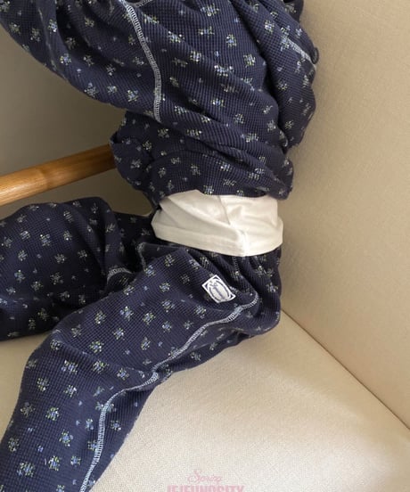 33[予約]jejeunosity waffle flower pants