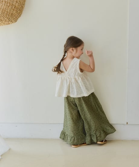 26[予約]mon Atelier cross blouse