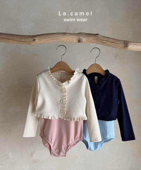 22[予約]La.camel bolero swimwear