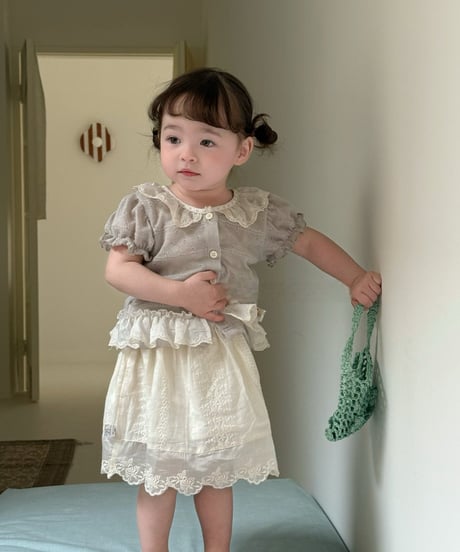 22[予約]mydaughter shining dress&cardigan set