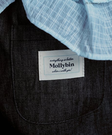 4[予約]Mollybin wide shirring pants