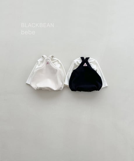 13[予約]blackbean woody suspender bebe set(baby)