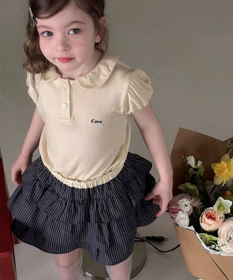 74[予約]aiai 3tier frill skirt
