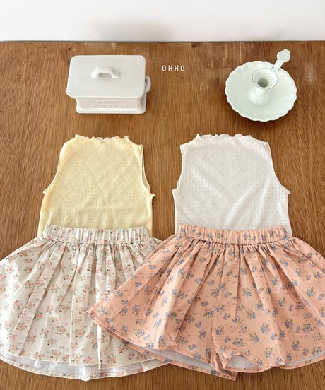 31[予約]ohho eyelet tank top
