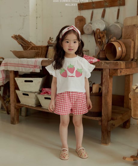 3[予約]melikey strawberry patch t