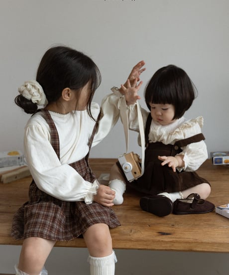 [即納]aladin pleated suspender skirt
