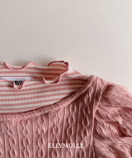 237[予約]ELLYMOLLY coco puff top