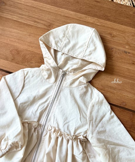 6[予約]ohho summer frill windbreaker