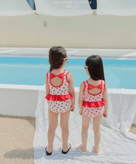 77[予約]melikey berry swim set