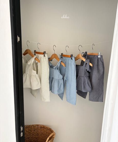 4[予約]ohho pepper strope pants