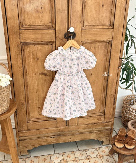 30[予約]ohho rose frill blouse