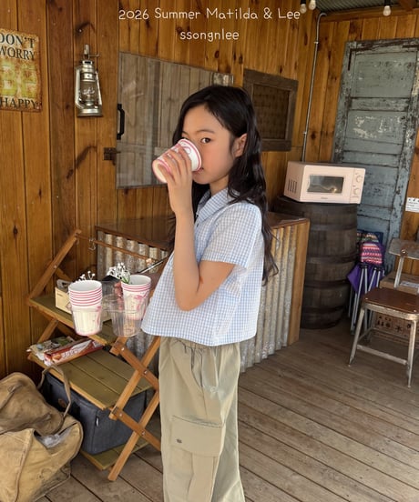 25[予約]matilda&lee shirring collar blouse