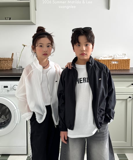 89[予約]matilda&lee see through windbreaker