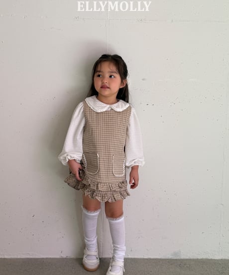 265[予約]ELLYMOLLY little pocket frill ops