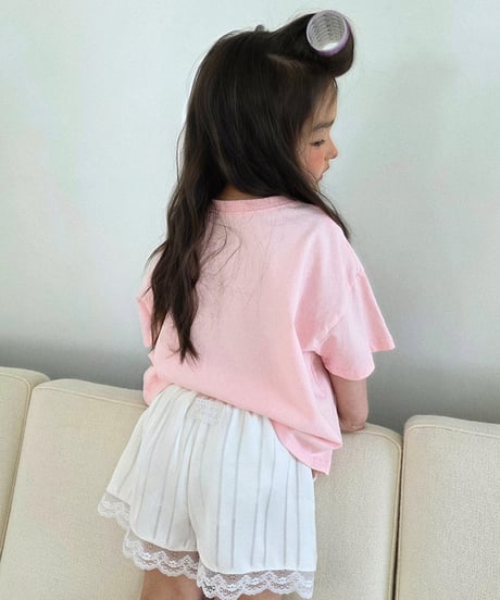 79[予約]ELLYMOLLY easy button lace pants