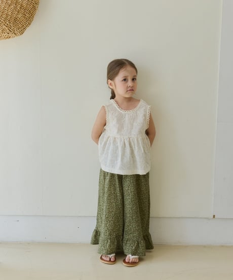 26[予約]mon Atelier cross blouse