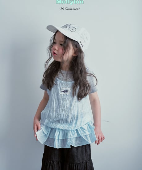 1[予約]Mollybin sally shirring top
