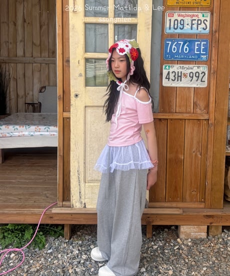 58[予約]matilda&lee lace wide pants