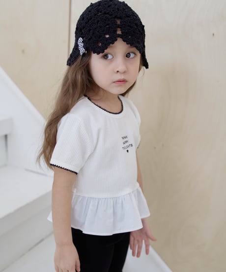 7[予約]momoann windy frill tee