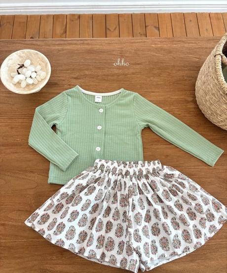 22[予約]ohho fruit cardigan