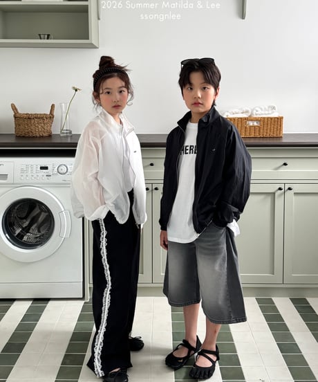 89[予約]matilda&lee see through windbreaker