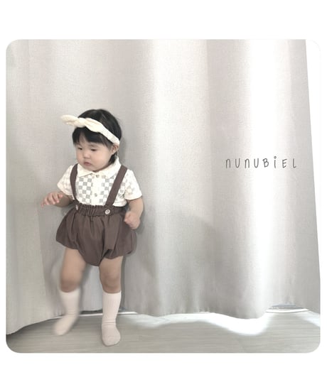 34[予約]nunubiel bebe quadrangle shirts