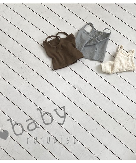21[予約]nunubiel bebe yoyo sleeveless