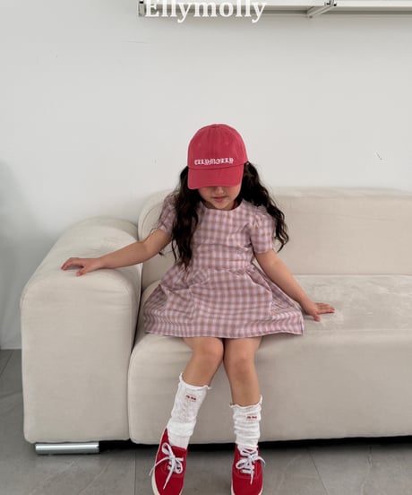 41[予約]ELLYMOLLY mellow check dress