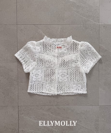 20[予約]ELLYMOLLY rosy crochet bl