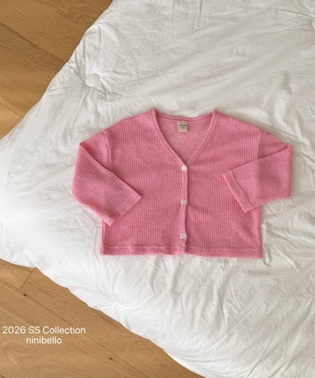 24[予約]ninibello slush loose cardigan