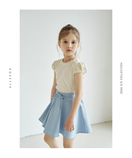 4[予約]ROSETTE tulip puff t-shirt(JS有)
