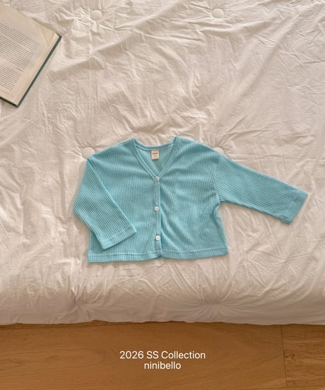 24[予約]ninibello slush loose cardigan