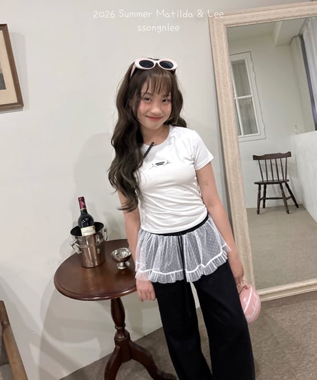 14[予約]matilda&lee kind ribbon tee