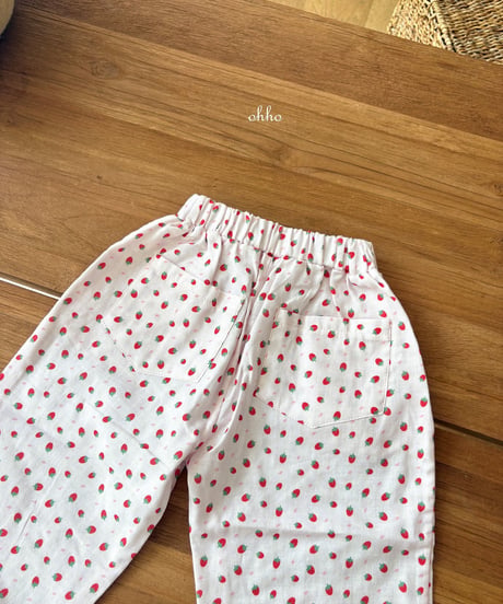 20[予約]ohho berryberry rubber band pants