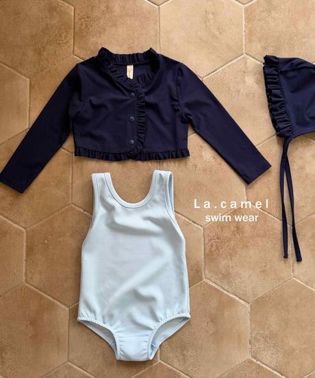 22[予約]La.camel bolero swimwear