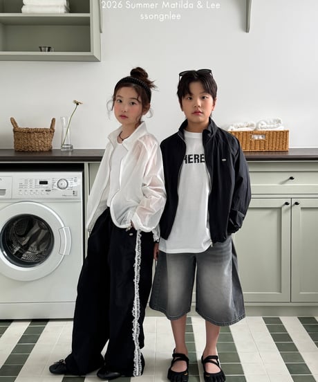 89[予約]matilda&lee see through windbreaker