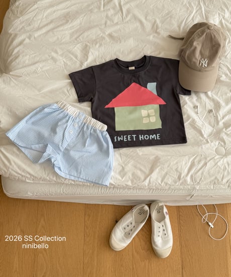 11[予約]ninibello sweet home short sleeve tee