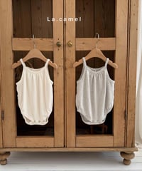 8[予約]La.camel vanilla camisole suit