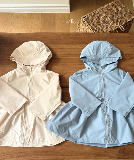 7[予約]ohho ohho frill rain jacket