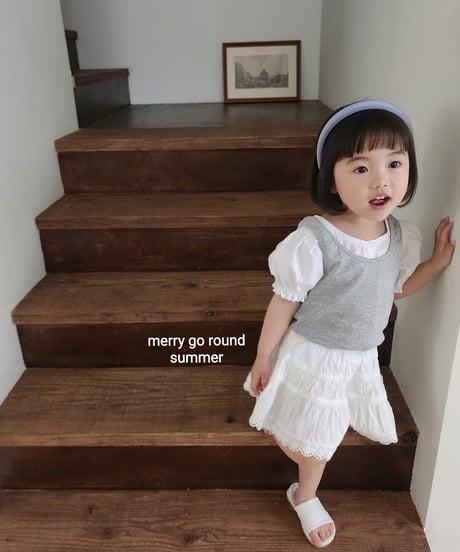 55[予約]merry go round lace skirt