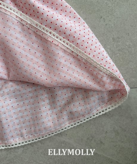40[予約]ELLYMOLLY dot holter dress