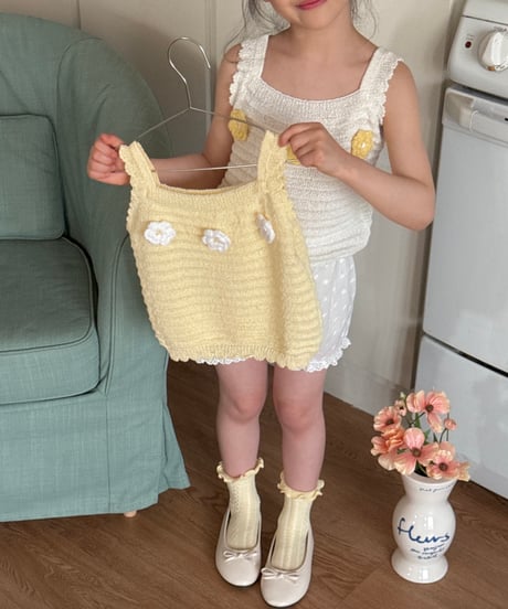 65[予約]ninibello letter lace pants