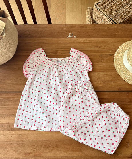 20[予約]ohho berryberry rubber band pants