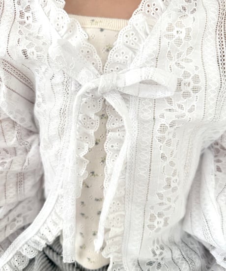 [即納]送料無料 Mollybin daphne lace cardigan