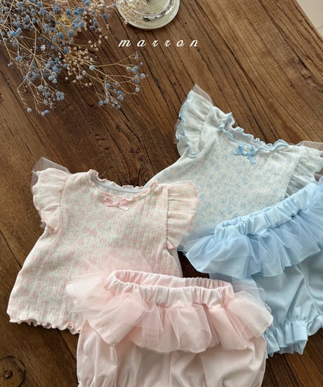 46[予約]marron bebe chouchou set(6-18m)