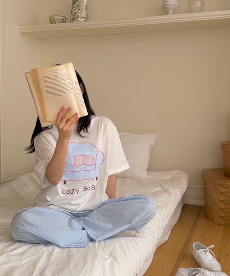 16[予約]ninibello cozy sofa short sleeve t-shirt(adult)