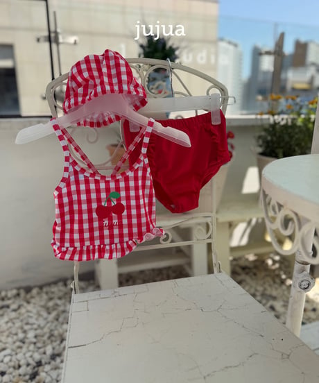 21[予約]jujua cherry swimwear(hat set)